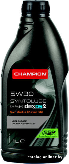 Моторное масло Champion Syntolube GSB 5W-30 1л