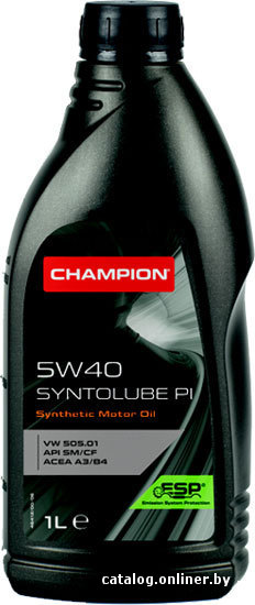 Моторное масло Champion Syntolube PI 5W-40 1л