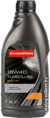 Моторное масло Champion Turbolube 15W-40 1л