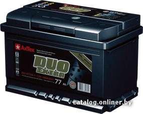 Аккумулятор DUO EXTRA 6СТ-77 АЗУ (R) (77 А/ч)