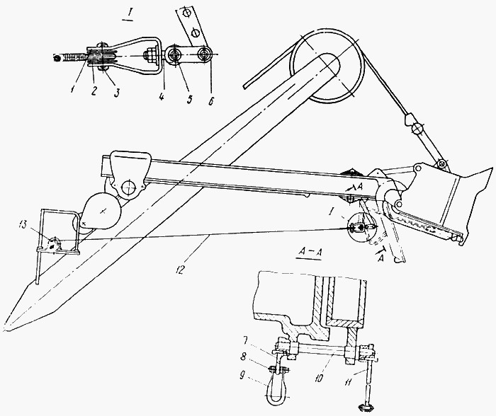 03. механизм открывания ковша экг 8и. 000.